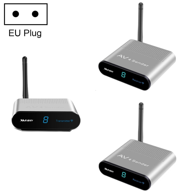 Measy AV530-2 5.8GHz Wireless Audio / Video Transmitter + 2 Receiver, Transmission Distance: 300m, EU Plug