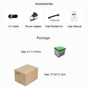 Measy AV530-2 5.8GHz Wireless Audio / Video Transmitter + 2 Receiver, Transmission Distance: 300m, EU Plug