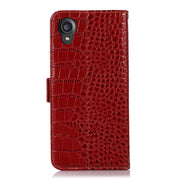 For Kyocera Digno BX2 Crocodile Top Layer Cowhide Leather Phone Case(Red)