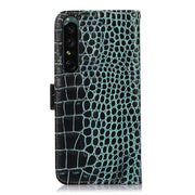 For Sony Xperia 1 IV Crocodile Top Layer Cowhide Leather Phone Case(Green)