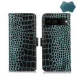For Google Pixel 7 5G Crocodile Top Layer Cowhide Leather Phone Case(Green) - free shipping - PMC TechLife - Order now!