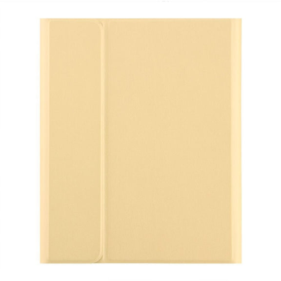 For Xiaomi Pad 6S Pro 12.4 2024 +X3 Candy Color Round Keys Bluetooth Keyboard Leather Case(Lemon Yellow)