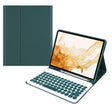 For Xiaomi Pad 6S Pro 12.4 2024 +X3 Candy Color Round Keys Bluetooth Keyboard Leather Case(Dark Night Green) - Universal Keyboard by PMC TechLife | Online Shopping South Africa | PMC TechLife | Buy Now Pay Later Mobicred