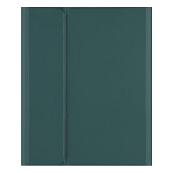 For Xiaomi Pad 6S Pro 12.4 2024 +X3 Candy Color Round Keys Bluetooth Keyboard Leather Case(Dark Night Green)