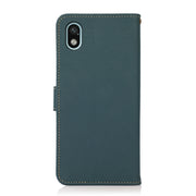 For Sony Xperia Ace III KHAZNEH Custer Genuine Leather RFID Phone Case(Green)