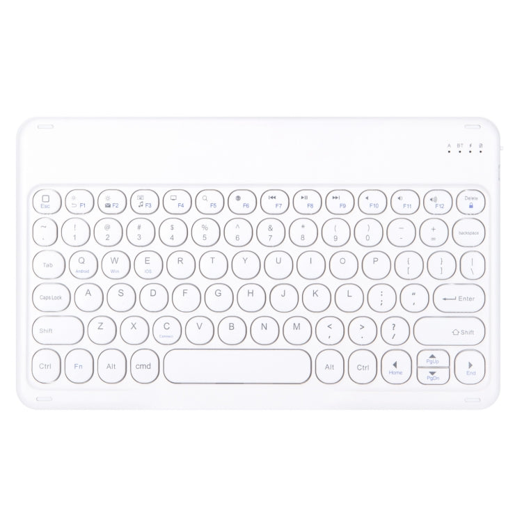 X4 Universal Round Keys Panel Spray Color Bluetooth Keyboard(White)