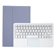 OP11-A Lambskin Texture Ultra-thin Bluetooth Keyboard Leather Case with Touchpad For OPPO Pad 11 inch(Purple) - Others Keyboard by PMC TechLife | Online Shopping South Africa | PMC TechLife | Buy Now Pay Later Mobicred