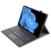 AV11-A Lambskin Texture Ultra-thin Bluetooth Keyboard Leather Case with Touch Pad For vivo Pad 11 inch(Black)
