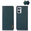 For OnePlus Nord CE 2 5G KHAZNEH Nappa Top Layer Cowhide Leather Phone Case(Green) - OnePlus Cases by PMC TechLife | Online Shopping South Africa | PMC TechLife | Buy Now Pay Later Mobicred
