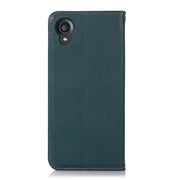 For Kyocera Digno BX2 KHAZNEH Nappa Top Layer Cowhide Leather Phone Case(Green)