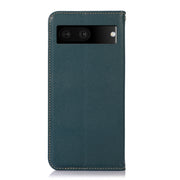 For Google Pixel 7 5G KHAZNEH Nappa Top Layer Cowhide Leather Phone Case(Green)