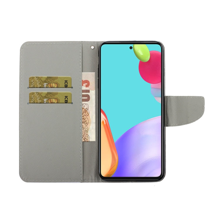 For Samsung Galaxy A33 5G 3D Colored Drawing Leather Phone Case(Mandala)