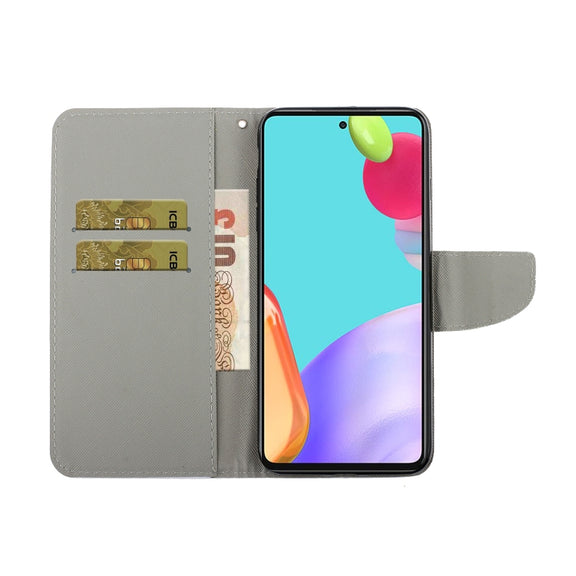 For Samsung Galaxy A33 5G 3D Colored Drawing Leather Phone Case(Mandala)