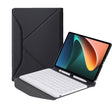 B0N5 Diamond Texture Bluetooth Keyboard Leather Case with Triangle Back Support For Xiaomi Pad 5 / 5 Pro(Black + White) - Others Keyboard by PMC TechLife | Online Shopping South Africa | PMC TechLife