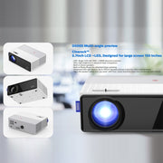 VIVIBRIGHT D5000 1920x1080P 420ANSI 6000Lumens LCD + LED HD Digital Projector, Basic Version US Plug