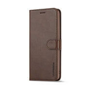 For OPPO A96 5G / Reno7 Z 5G LC.IMEEKE Calf Texture Leather Phone Case(Coffee)