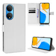For Honor X7 Diamond Texture Leather Phone Case(White) - Honor Cases by PMC TechLife | Online Shopping South Africa | PMC TechLife