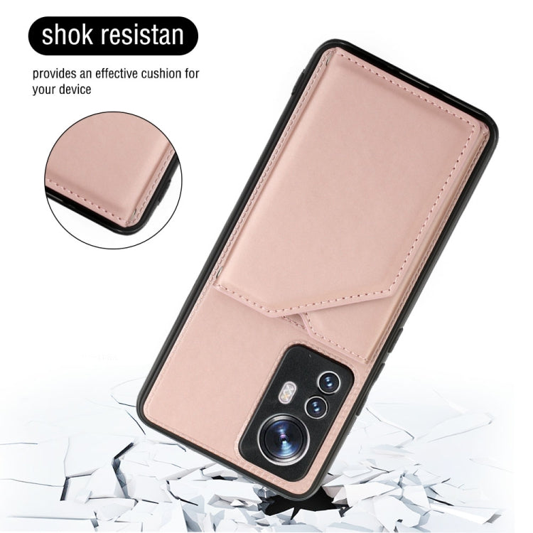 For Xiaomi 12 Pro Skin Feel PU + TPU + PC Phone Case(Rose Gold)