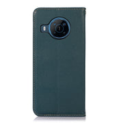 For Nokia X100 KHAZNEH Nappa Top Layer Cowhide Leather Phone Case(Green)