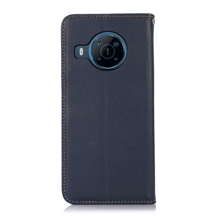 For Nokia X100 KHAZNEH Nappa Top Layer Cowhide Leather Phone Case(Blue)