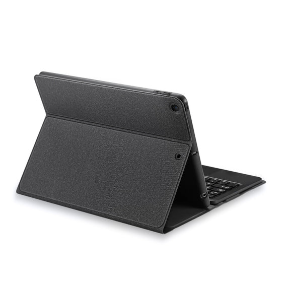 DUX DUCIS Bluetooth Keyboard Leather Case with Touchpad & Smart Sleep Function For iPad 10.2 2021 / 2020 / 2019(Black)