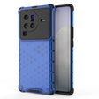 For vivo X80 Pro 5G China Shockproof Honeycomb PC + TPU Protective Case(Blue) - vivo Cases by PMC TechLife | Online Shopping South Africa | PMC TechLife | Buy Now Pay Later Mobicred