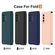 For Samsung Galaxy Z Fold3 5G 360 Full Body TPU Hinge Flip Phone Case(Black)