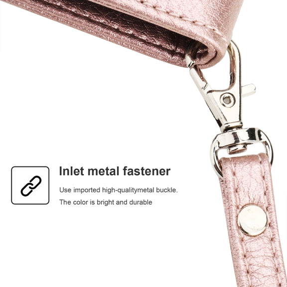For Huawei Mate 30 Microfiber Zipper Horizontal Flip Leather Case(Rose Gold)
