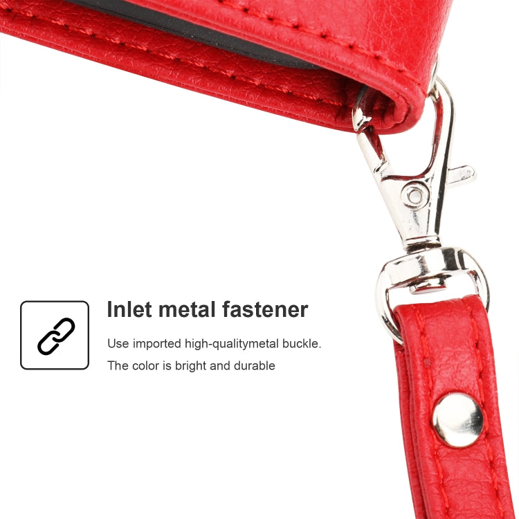 For Huawei P40 Lite / nova 6 SE Microfiber Zipper Horizontal Flip Leather Case(Red)