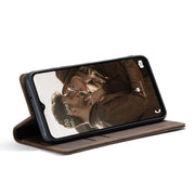 For Samsung Galaxy A23 CaseMe 013 Multifunctional Horizontal Flip Leather Phone Case(Coffee)