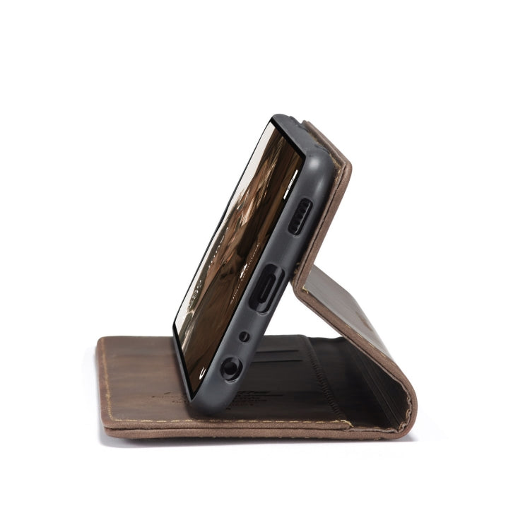 For Samsung Galaxy A23 CaseMe 013 Multifunctional Horizontal Flip Leather Phone Case(Coffee)