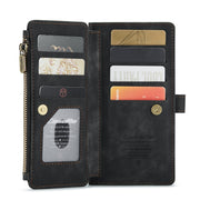 For Samsung Galaxy A13 4G/A13 5G/A04S/A04/M13 5G CaseMe C30 Multifunctional Phone Leather Case(Black)