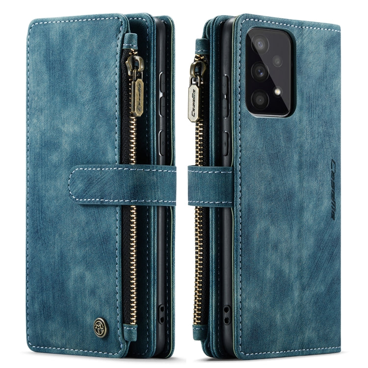 For Samsung GalaxyA33 5G CaseMe C30 Multifunctional Phone Leather Case(Blue)