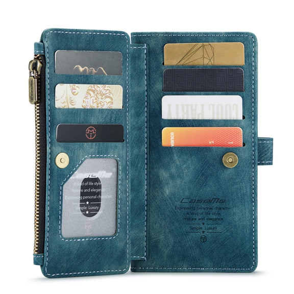 For Samsung GalaxyA33 5G CaseMe C30 Multifunctional Phone Leather Case(Blue)