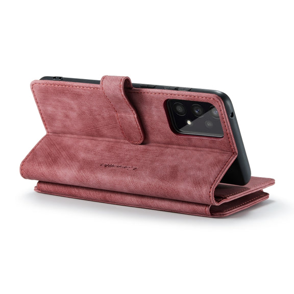 For Samsung GalaxyA33 5G CaseMe C30 Multifunctional Phone Leather Case(Red)