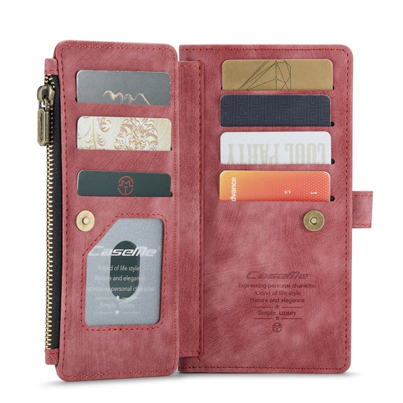 For Samsung GalaxyA33 5G CaseMe C30 Multifunctional Phone Leather Case(Red)