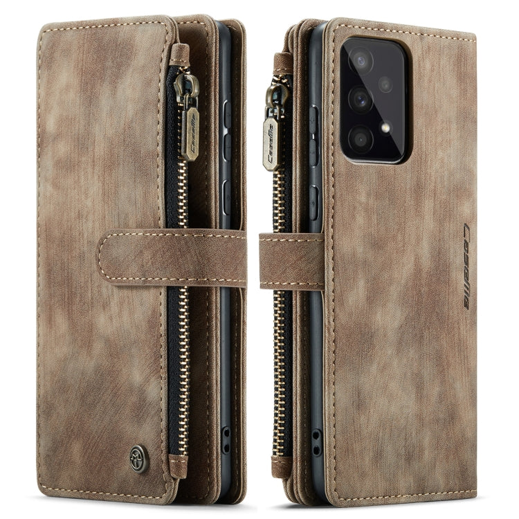 For Samsung GalaxyA33 5G CaseMe C30 Multifunctional Phone Leather Case(Brown)
