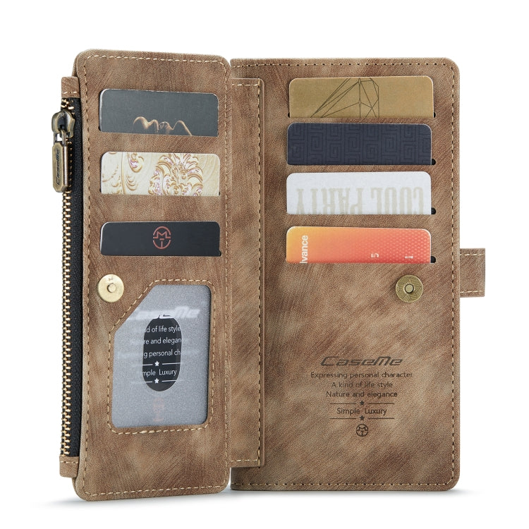 For Samsung GalaxyA33 5G CaseMe C30 Multifunctional Phone Leather Case(Brown)