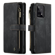 For Samsung GalaxyA33 5G CaseMe C30 Multifunctional Phone Leather Case(Black)