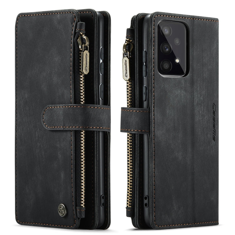 For Samsung GalaxyA33 5G CaseMe C30 Multifunctional Phone Leather Case(Black)