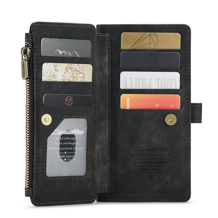 For Samsung GalaxyA33 5G CaseMe C30 Multifunctional Phone Leather Case(Black)