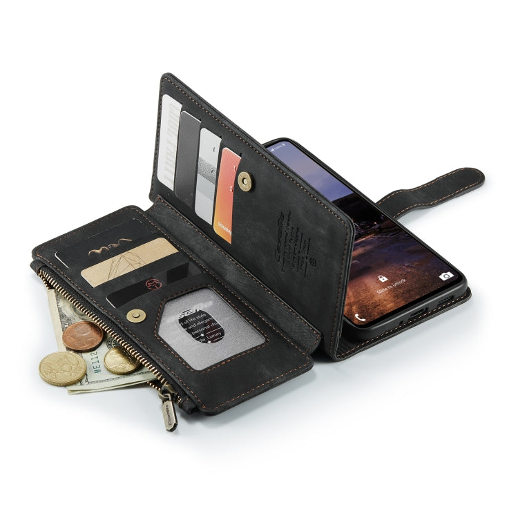 For Samsung GalaxyA33 5G CaseMe C30 Multifunctional Phone Leather Case(Black)