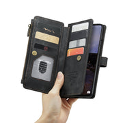 For Samsung GalaxyA33 5G CaseMe C30 Multifunctional Phone Leather Case(Black)