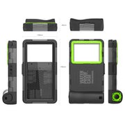 RedPepper 2nd Generation Diving Water-resistant Protective Case, Water-resistant depth: 15m(Black + Green)