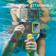 RedPepper 2nd Generation Diving Water-resistant Protective Case, Water-resistant depth: 15m(Black + Green)