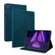 For Lenovo M10 Plus 10.3 TB-X606F/TB-X606X Butterfly Flower Embossed Leather Tablet Case(Blue) - Lenovo by PMC TechLife | Online Shopping South Africa | PMC TechLife | Buy Now Pay Later Mobicred