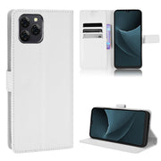 For Blackview A95 Diamond Texture Leather Phone Case(White)