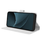 For Blackview A95 Diamond Texture Leather Phone Case(White)