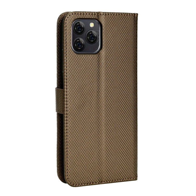 For Blackview A95 Diamond Texture Leather Phone Case(Brown)