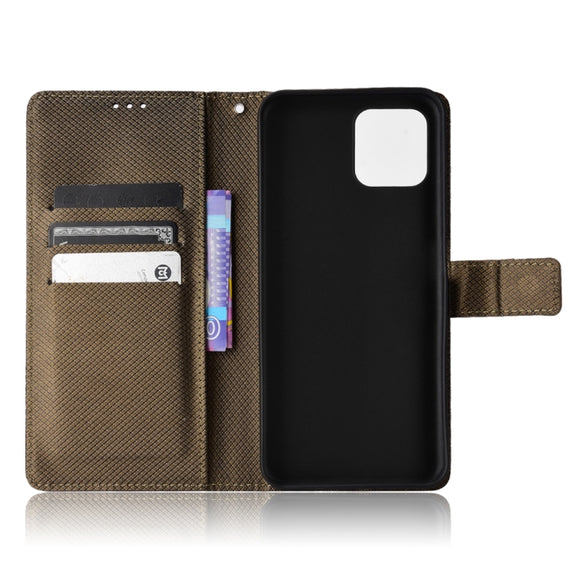 For Blackview A95 Diamond Texture Leather Phone Case(Brown)